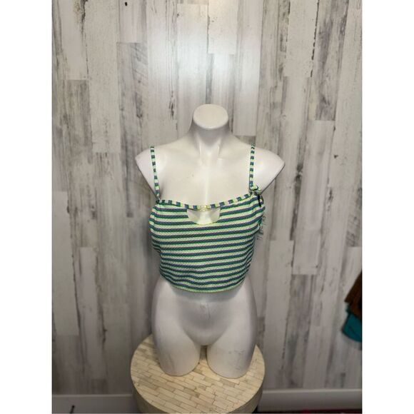 Stripped crop top - Picture 1 of 6